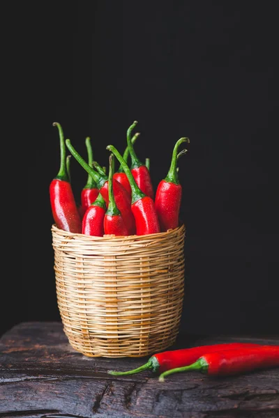 Červené Chilli Papričky Vietnamu — Stock fotografie