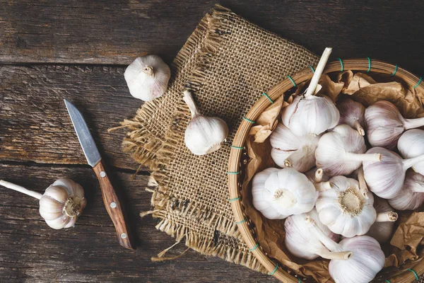 Gedroogde Knoflook Bollen Uit Vietnam — Stockfoto