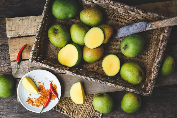 Surowe Mango Kwaśny Wietnamu — Zdjęcie stockowe