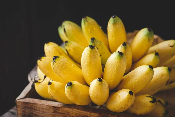 Frische Kleine Bananen Aus Vietnam — Stockfoto