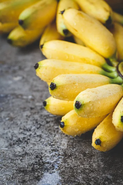 Pequeños Plátanos Frescos Vietnam — Foto de Stock