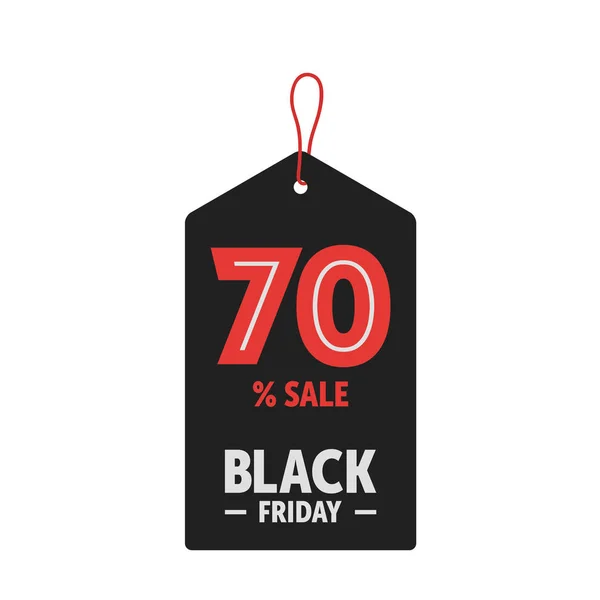 Siyah Cuma satış etiket 70 pct