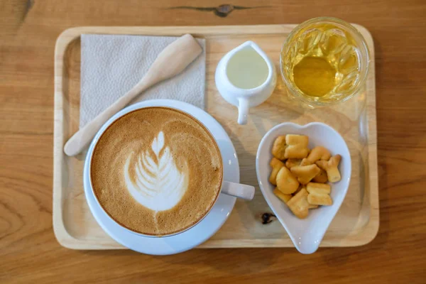 ホット コーヒーのセット. — ストック写真