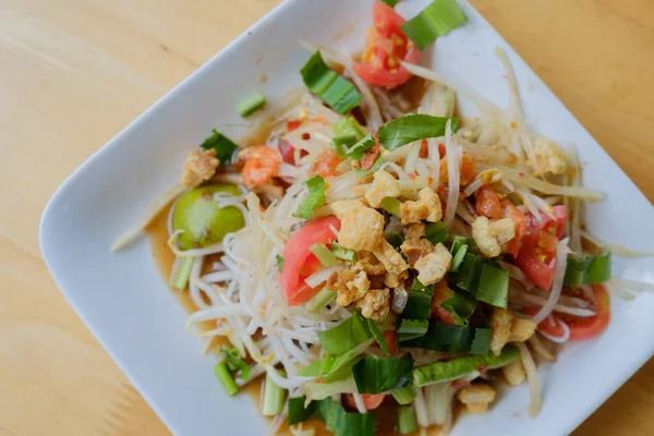 Ensalada de papaya Vermicelli — Foto de Stock