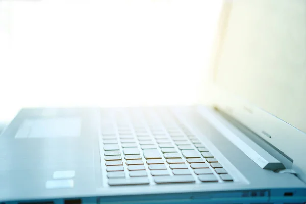 Computer in sunshine. — Stock Photo, Image