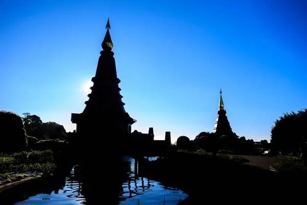 Pagoda gölgesi. — Stok fotoğraf