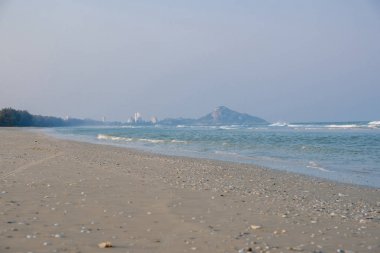 plaj deniz ve gökyüzü.