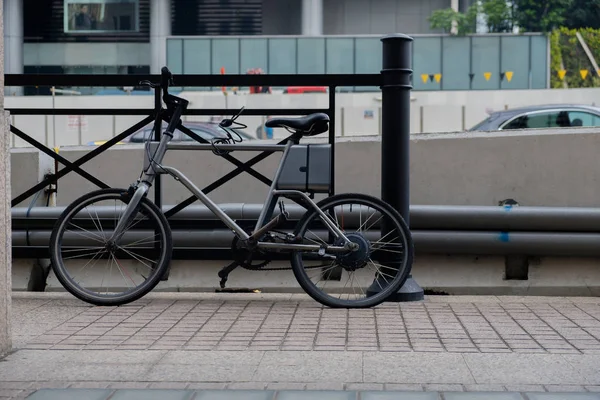 The bicycle parked. — Stock Photo, Image