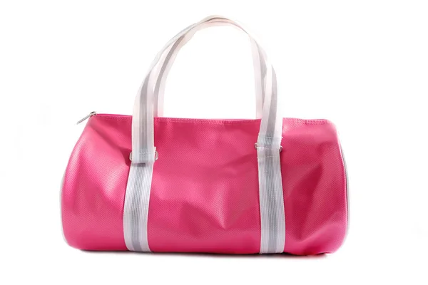 Esta es una bolsa rosa. . — Foto de Stock