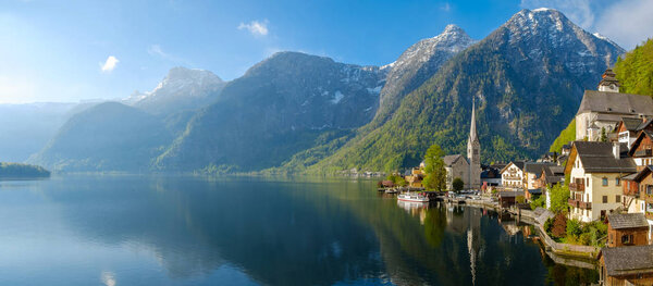 Hallstatt town in Austria
