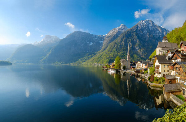 Hallstatt town in Austria