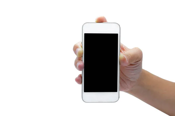 Smartphone nella mano destra . — Foto Stock