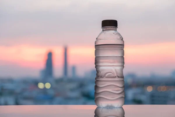 Water in bottle.