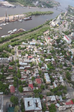 Mahalleleri şehrin Samara, üstten görünüm