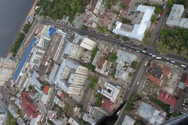 Mahalleleri şehrin Samara, üstten görünüm