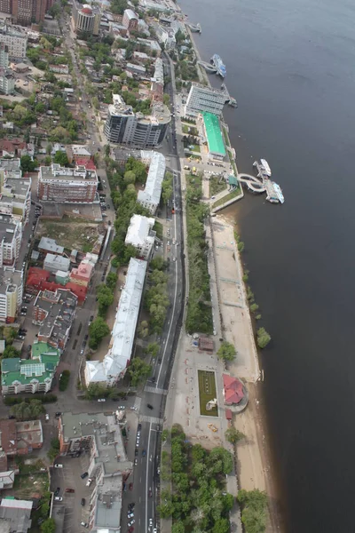 şehrin Samara, havadan görünümü