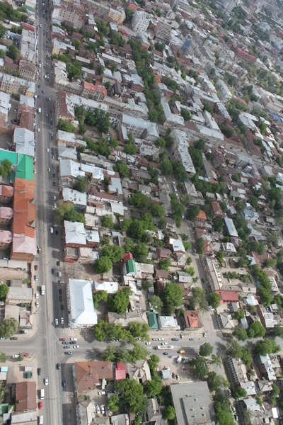 Los barrios del centro de Samara, vista superior — Foto de Stock