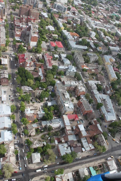 Los barrios del centro de Samara, vista superior — Foto de Stock