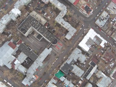 Mahalleleri şehrin Samara, üstten görünüm