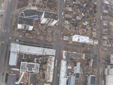 Mahalleleri şehrin Samara, üstten görünüm