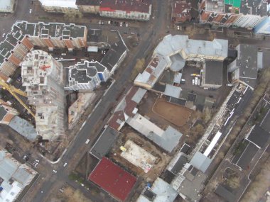 Mahalleleri şehrin Samara, üstten görünüm