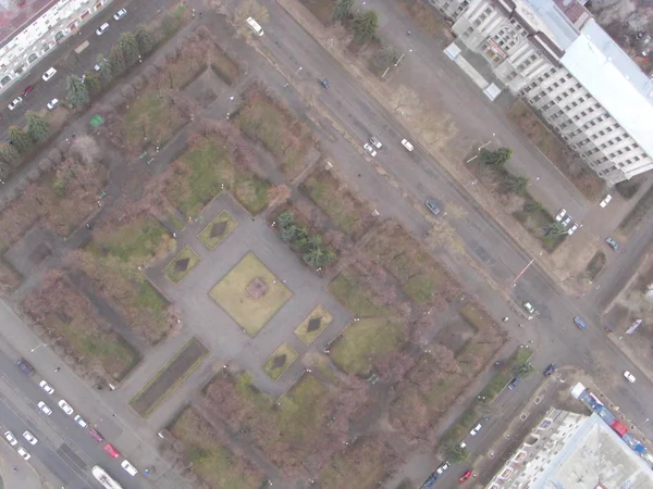 Οι γειτονιές στο κέντρο της πόλης Samara, το top view — Φωτογραφία Αρχείου