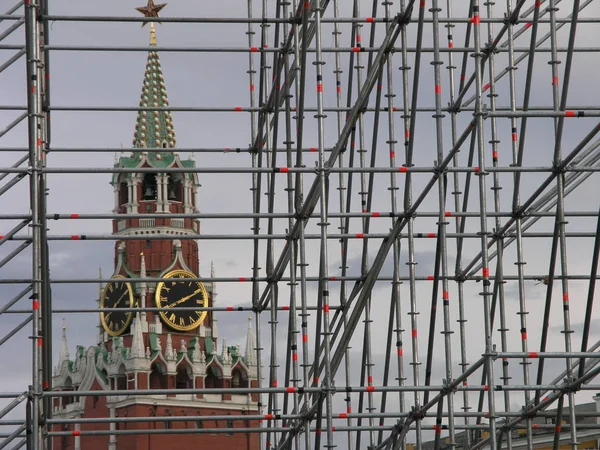 Moscow. Spasskaya tower of the Kremlin — Stock Photo, Image