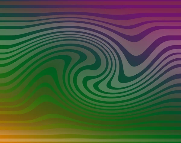 Fundo abstrato de bandas horizontais enrolamento colorido — Fotografia de Stock