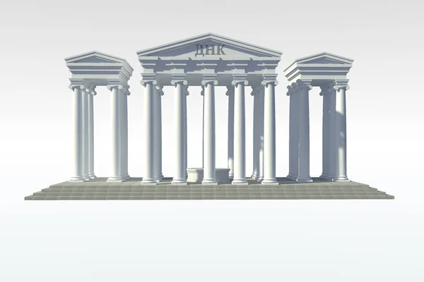 Roma tarzı klasik colonnade