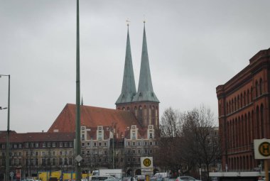 Berlin, Bina cephe kentsel peyzaj.