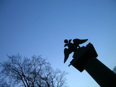 Çift başlı kartal sütun Park kararsız Petersburg