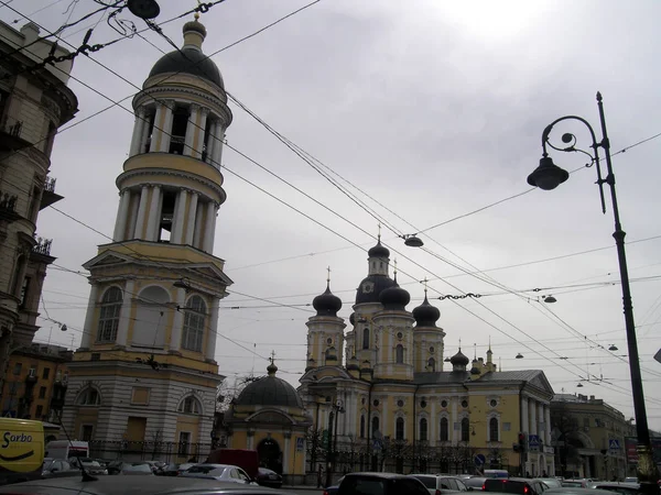 A fragment of the urban ensemble of the city of St. Petersburg — Stock Photo, Image