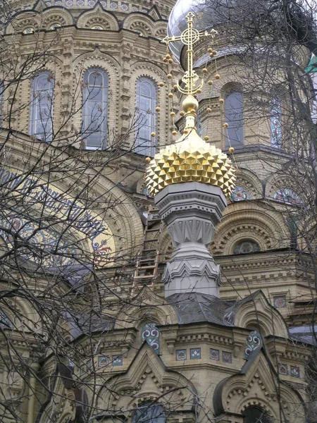 The metochion of the Optina Hermitage, the Church of the assumption in St. Petersburg — Stock Photo, Image