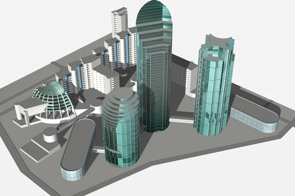 Geleceğin Şehri. Bir model şehir mahalleleri