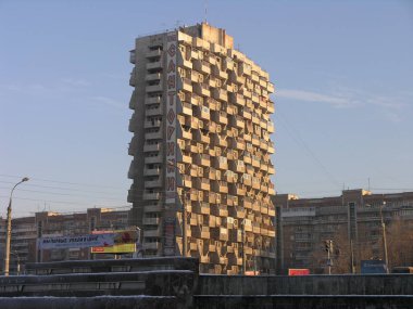 Samara şehir'in mimaride. Şehir manzarası.