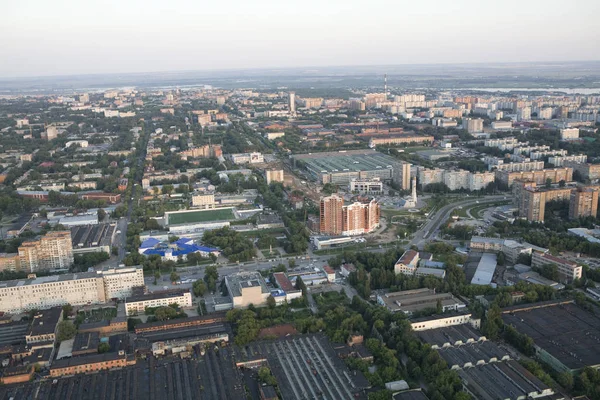 Město Samara a okolí ze vzduchu — Stock fotografie