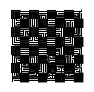 Labirent hücrelerden satranç