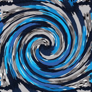 girdap siyah ve mavi