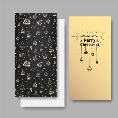 güzel neşeli Noel kartı