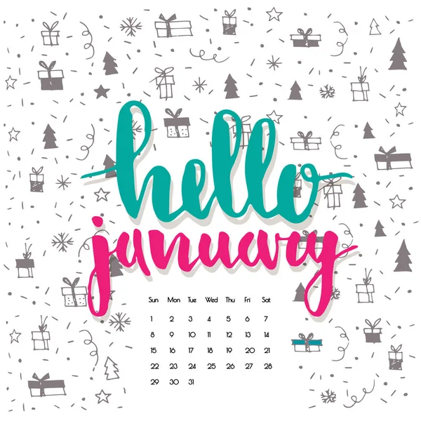 güzel Noel takvim kartı