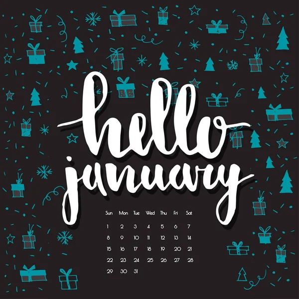 güzel Noel takvim kartı