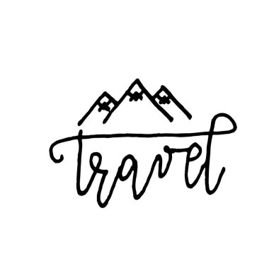 Elle çizilmiş yazı kartı