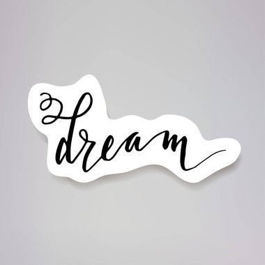 metin ile modern rozet 