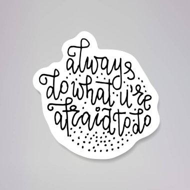 metin ile modern rozet 