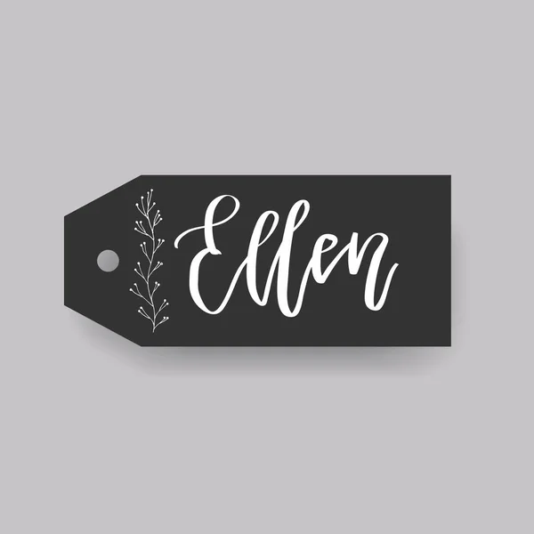 Ellen nombre femenino — Vector de stock