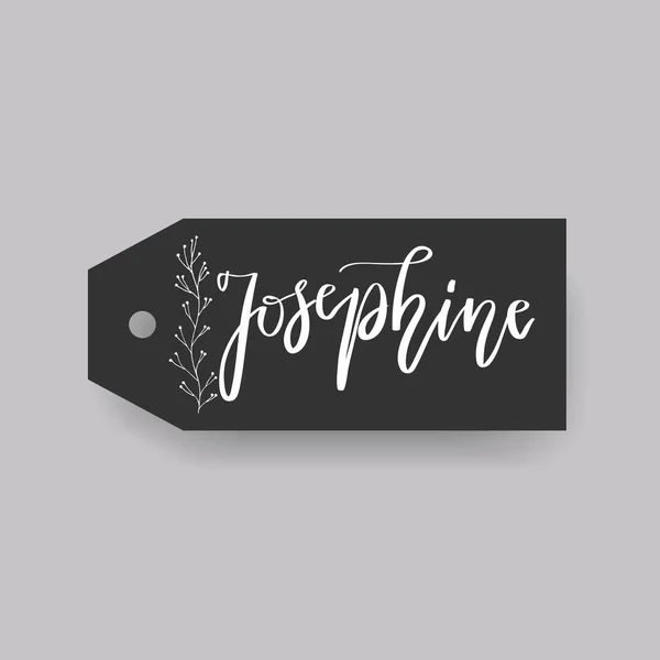 Josephine nombre femenino — Vector de stock