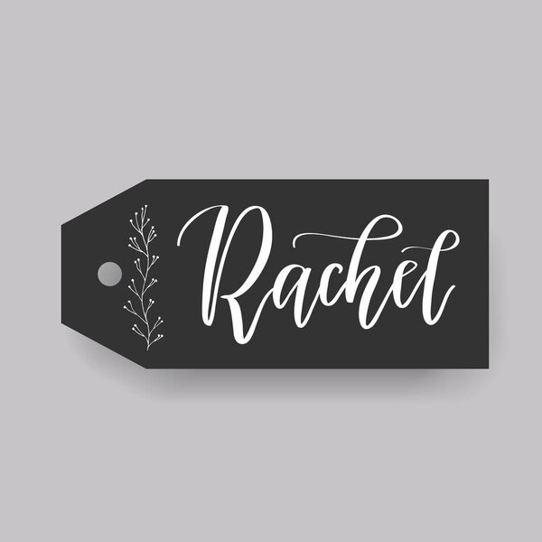 Rachel female first name