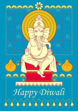 Lord Ganesha Diwali dua için