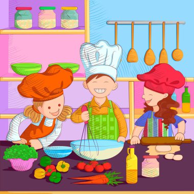 Sınıf yaz tatil yemek zevk çocuklar