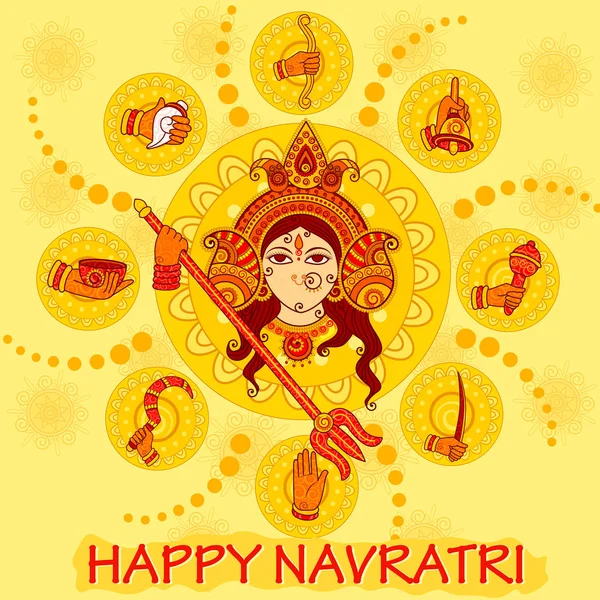 Hint Tanrıçası Durga heykeli Durga Puja bayram festivali için Dussehra Vijayadashami Navratri 'de